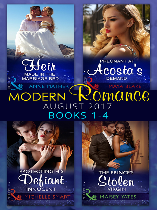 Title details for Modern Romance Collection: August 2017 Books 1--4 by Anne Mather - Wait list